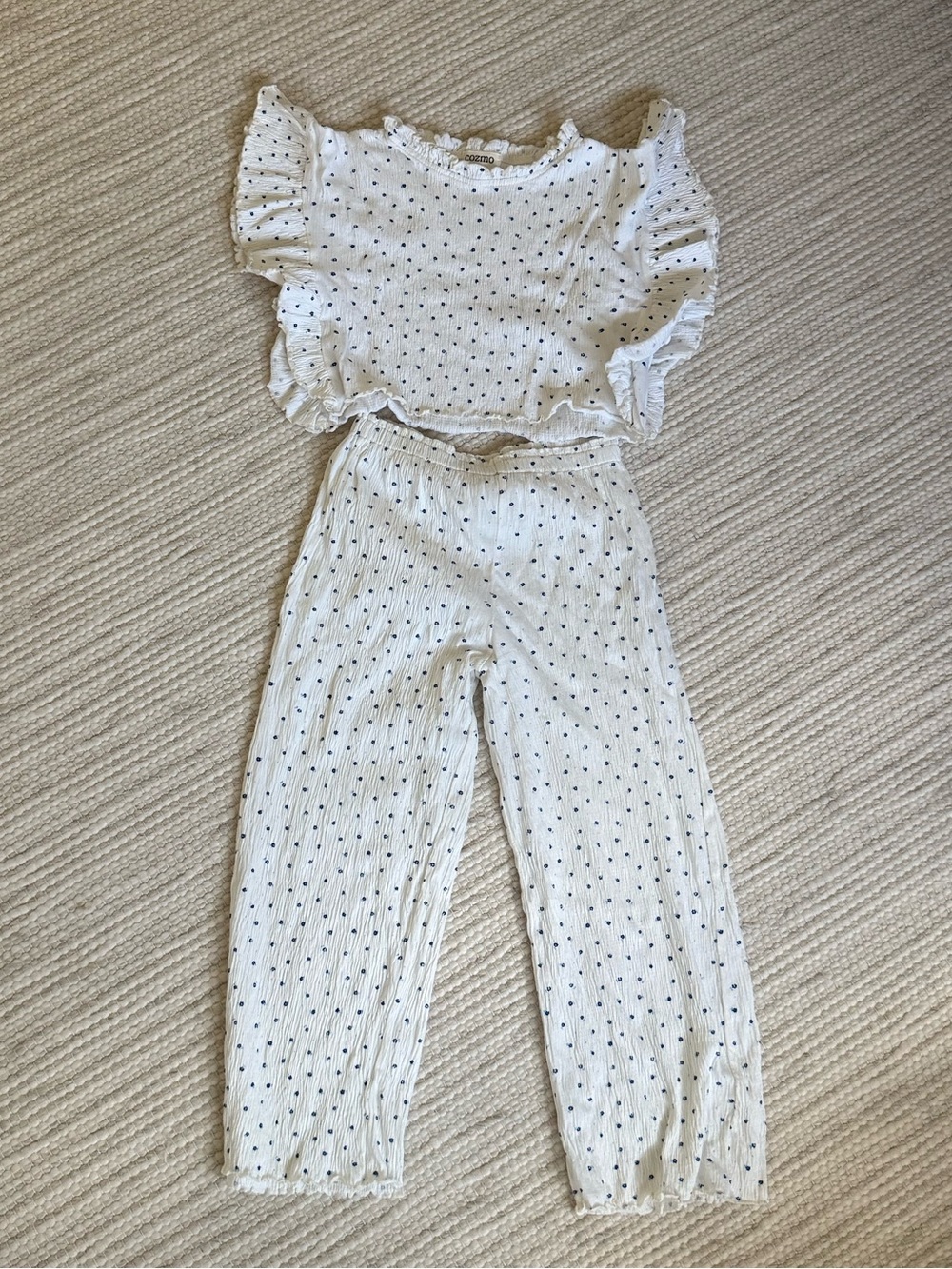 Cozmo Girls’ Set (Crop, Pant) in 8Y